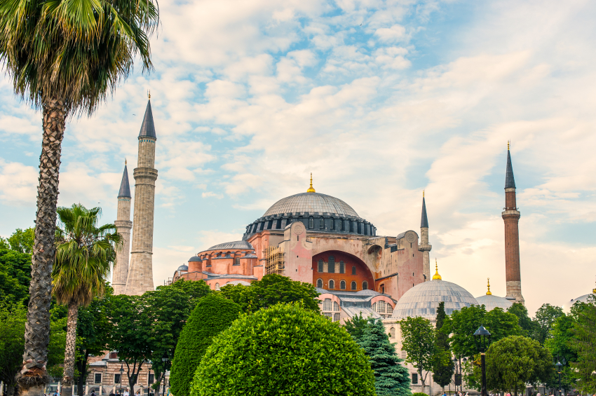 Ancient Hagia Sophia Exterior