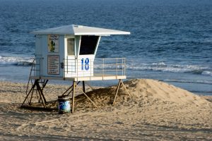 Life Guard Post on a beach