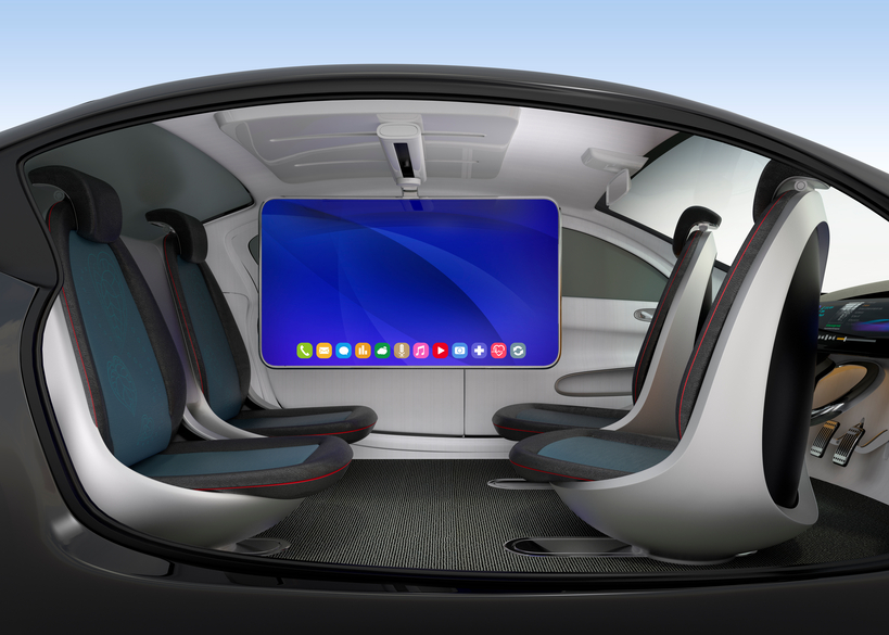 Autonomous car interior concept