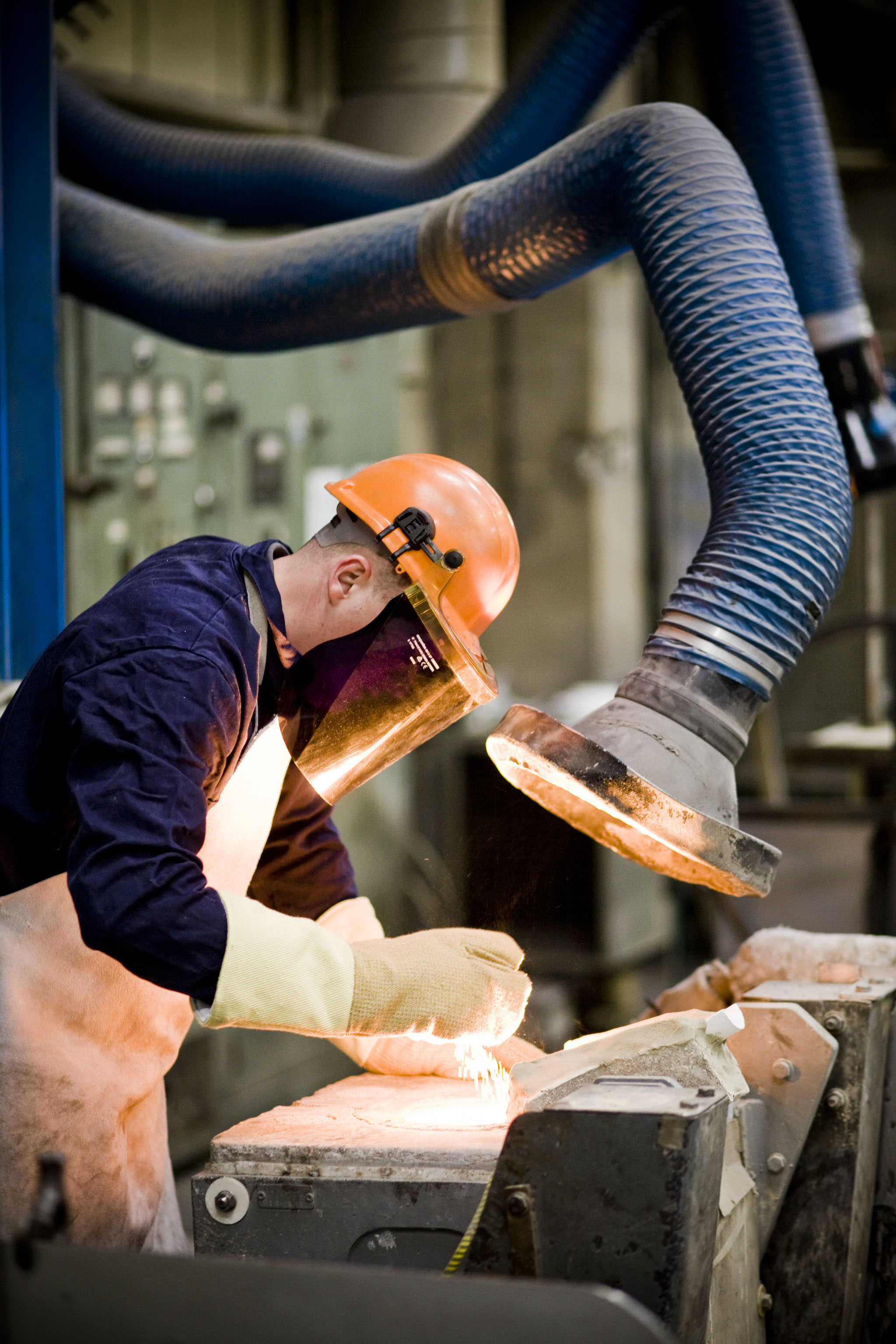 molten metal preparation at Dean Group