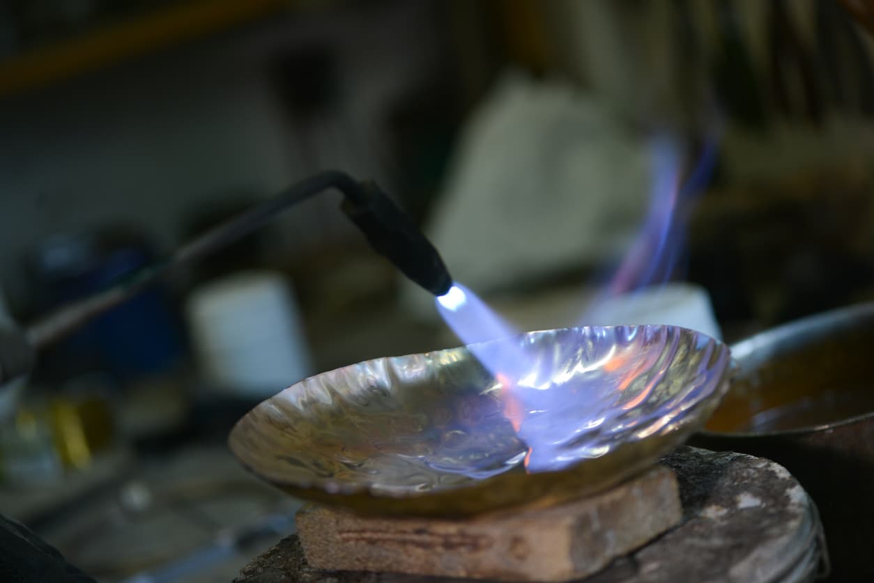 annealing metal for jewellery