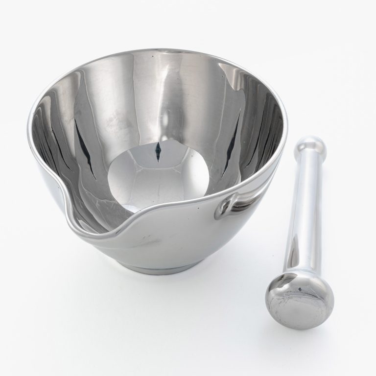 Mortar and Pestle Mechanically Polished